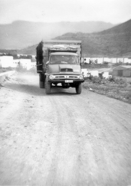 Adeje. Camión en Fañabe. Fondo Fotográfico Ayuntamiento de Adeje 